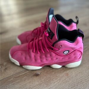 Air Jordan Jumpman Team II Youth Size 6.5Y Pink Sneaker Shoes  820276-600